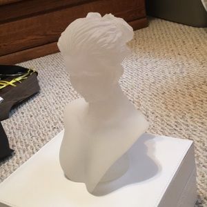 Earring and jewelry display.